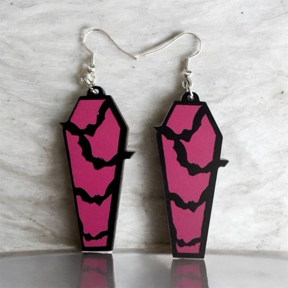 Halloween Acrylic Earrings!